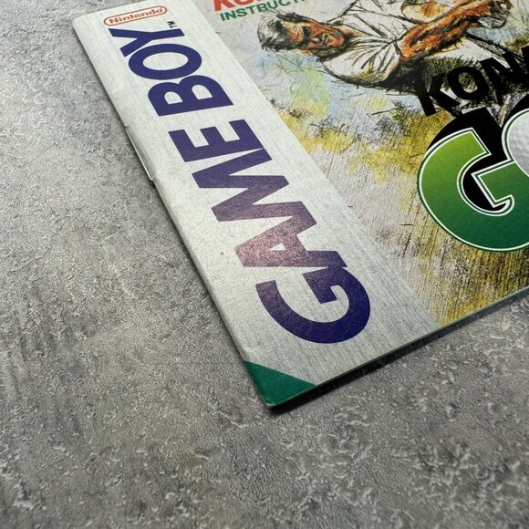 Konami Golf Instruction Booklet - Nintendo Gameboy - Picture 2 of 9